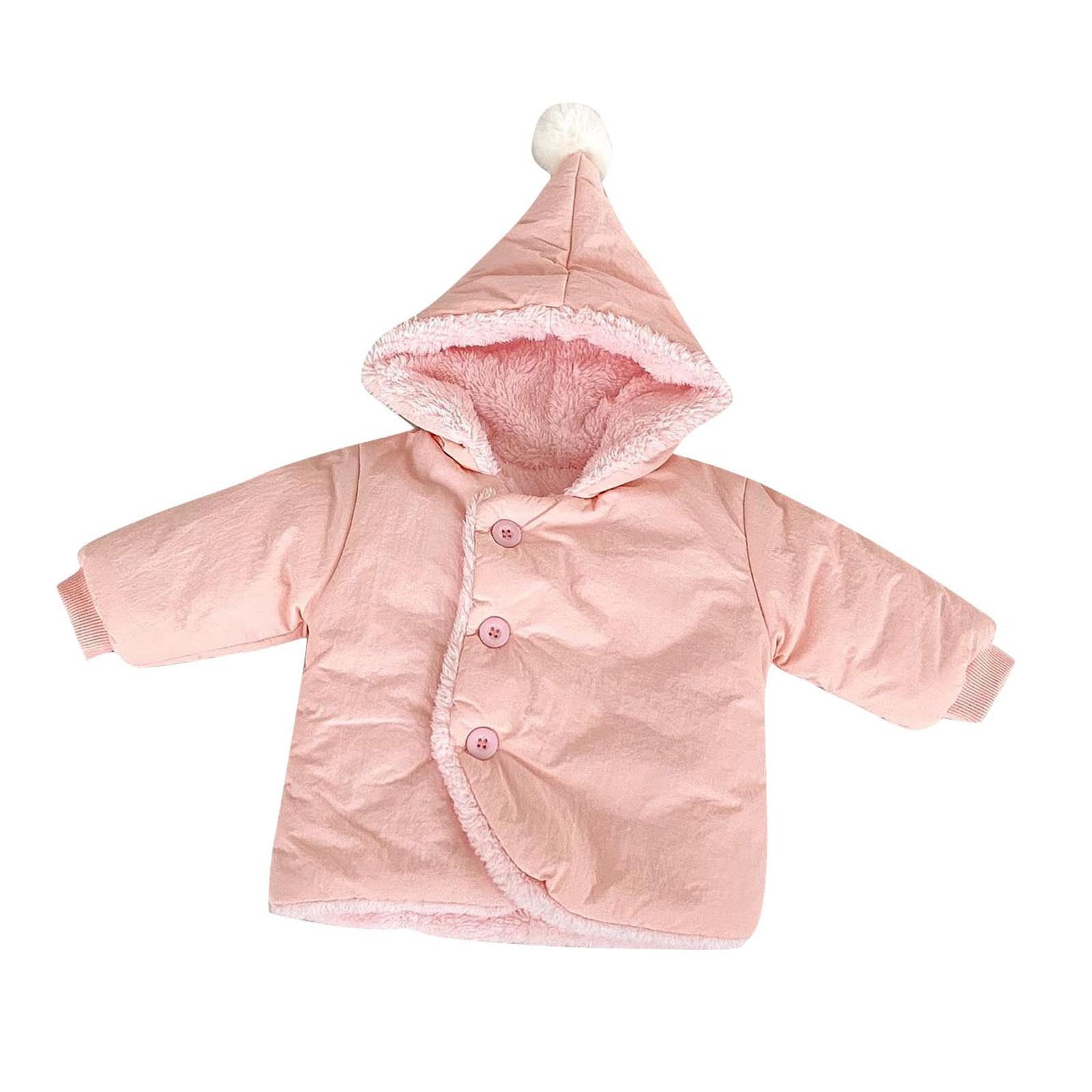 Kids Girl Christmas Coats Hooded Thickening Cloak Loose Coat main image 1