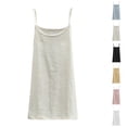 thumbnail image 1 of ZyeKqe Cotton Linen Camisole Tops for Women Sleeveless Tank Tops Square Neck Flowy Shirts Loose Blouses, 1 of 4