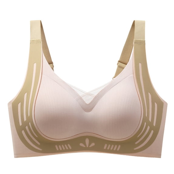 ZyeKqe Everyday Bras for Women Seamless Push up Bras No Underwire Full Coverage Bralettes Bras