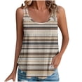 thumbnail image 1 of ZyeKqe Eyelet Tank Tops for Women Summer Sleeveless Camisole Round Neck Color Printed Casual Cute Shirts, 1 of 5