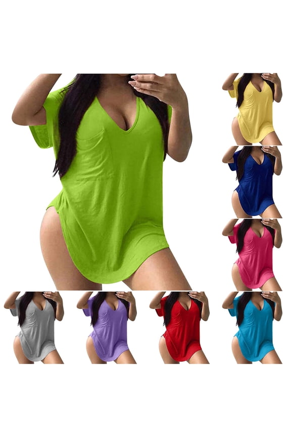 Going out Tops for Women 1 Shoulder Crop Top Short Sleeve Shirts Asymmetrical Neck Tops Slim Fitted Basic Tees