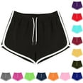 thumbnail image 1 of ZyeKqe Gym Shorts Women Drawstring Yoga Shorts Summer Running Active Shorts Elastic Waisted Sweat Shorts, 1 of 7