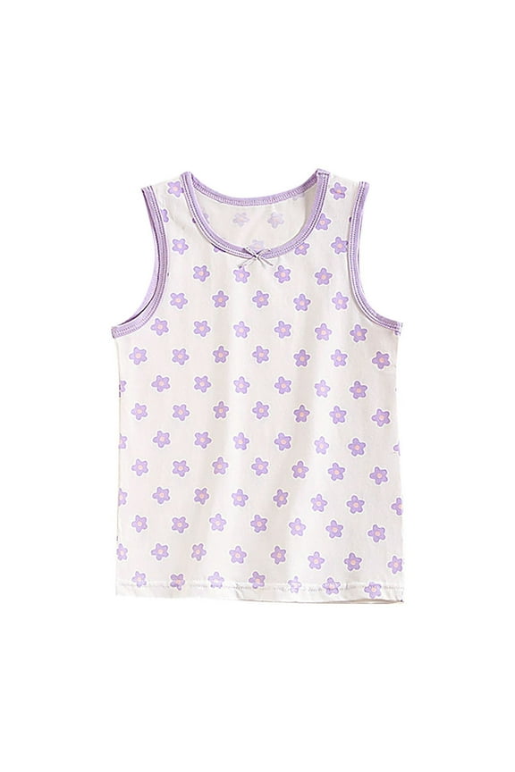 Infant Newborn Baby Boys Girls Tank Tops Graphic Print Sleeveless Shirts Crewneck Undershirts Soft Comfy Vest