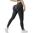 thumbnail image 1 of ZyeKqe Leggings for Women High Waisted Ribbed Knit Belly Control Tights Butt Lifting Workout Yoga Trousers, 1 of 7