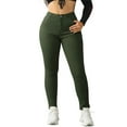 thumbnail image 1 of ZyeKqe Leggings for Women Sherpa Fleece Lined Slim Fitted Comfortable Casual Warm Outwear Tights with Pockets, 1 of 9