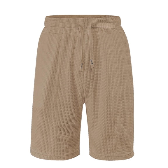 ZyeKqe Mens Casual Shorts High Waisted Knee Length Lounge Shorts Summer Vacation Beach Casual Shorts