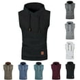 thumbnail image 1 of ZyeKqe Mens Workout Hooded Tank Tops Sleeveless Gym Shirts Loose Fitted Hoodies Muscle T Shirt, 1 of 5