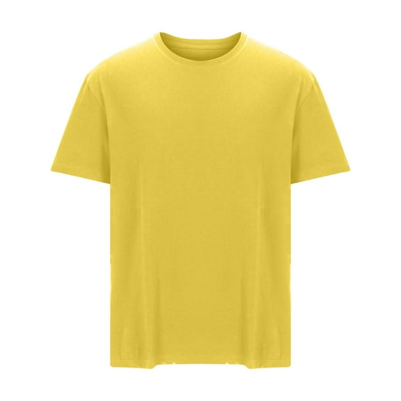 ZyeKqe Mens T Shirts Summer Basic Short Sleeve Athletic Shirts Casual Running Gym Workout Tee Plus Size Activewear Tops