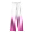 thumbnail image 1 of ZyeKqe Pajamas Pants for Women High Waisted Lounge Pants Wide Leg Striped Casual Comfy Sleep Bottoms, 1 of 3