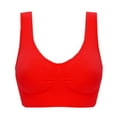 thumbnail image 1 of ZyeKqe Plus Size Bras for Women No Underwire Everyday Bra Breathable Wireless Comfort Stretchy Sleep Bra, 1 of 4
