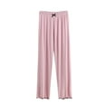 thumbnail image 1 of ZyeKqe Plus Size Pajamas Pants for Women High Waisted Lounge Pants Solid Color Sleep Bottoms Soft Comfy Pjs Pants, 1 of 4