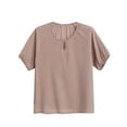 thumbnail image 1 of ZyeKqe Plus Size Summer Tops for Women Short Sleeve Shirts Round Neck T Shirts Loose Fitted Loungewear, 1 of 3