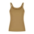thumbnail image 1 of ZyeKqe Plus Size Tank Tops for Women Ribbed Knit Sleeveless Crop Tops Round Neck Slim Fitted Soft Base Layer Camis Tees, 1 of 5