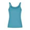 thumbnail image 1 of ZyeKqe Plus Size Tank Tops for Women Ribbed Knit Sleeveless Crop Tops Round Neck Slim Fitted Soft Base Layer Camis Tees, 1 of 5