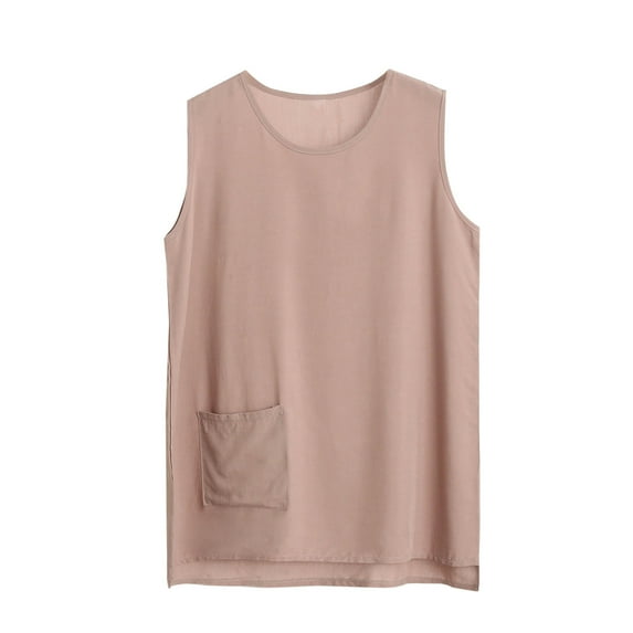 ZyeKqe Plus Size Tank Tops for Women Sleeveless Shirts Crewneck Lightweight Comfy Blouses