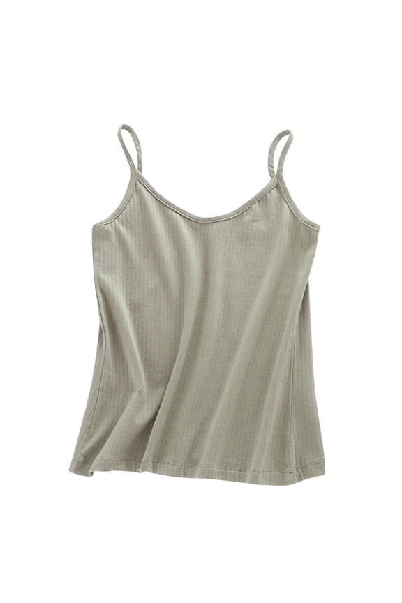 Plus Size Tank Tops for Women Spaghetti Strap Sleeveless Shirts Casual V Neck Undershirts Base Layer Loungewear