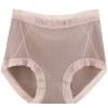 ZyeKqe Plus Size Underwear Foe Women Full Coverage High Waisted Stretch Layered Solid Color Panties