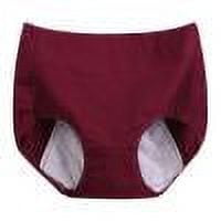 ZyeKqe Plus Size Womens Cotton Underwear Panties High Waisted Full Coverage Period Briefs,XL-6XL