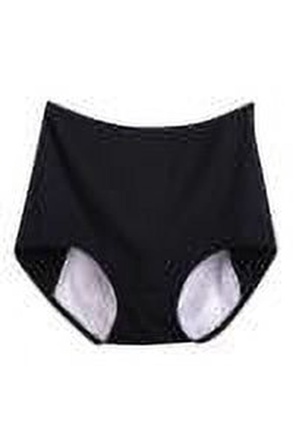 Plus Size Womens Cotton Underwear Panties High Waisted Full Coverage Period Briefs,XL-6XL