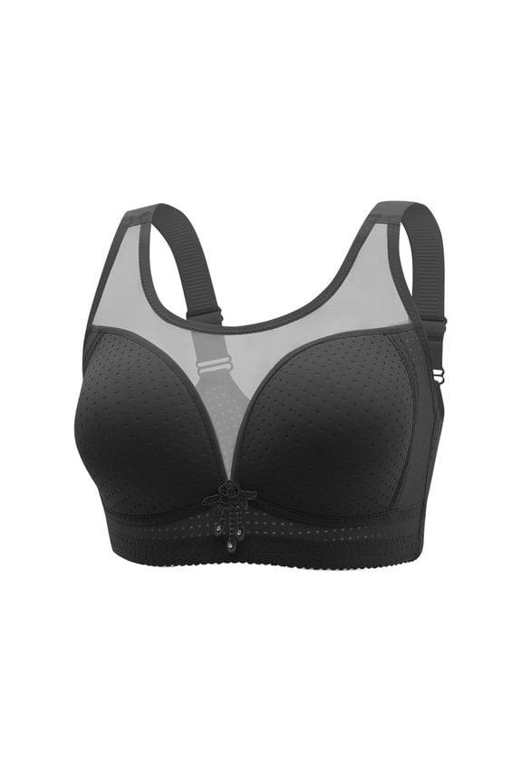 Push up Bras for Women No Underwire Full Coverage Mesh Bralettes Comfortable Soft Everyday Bras