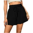 thumbnail image 1 of ZyeKqe Shorts for Women Trendy High Waisted Lounge Shorts Casual Flowy Summer Beach Shorts, 1 of 4