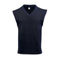 thumbnail image 1 of ZyeKqe Sweater Vest for Men Cap Sleeve Tank Tops V Neck Pullover Knit Top Loose Fitted Knitwear, 1 of 7