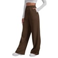 thumbnail image 1 of ZyeKqe Sweatpants for Women Drawstring Casual Baggy Elastic Waisted Wide Leg Gym Running Trousers with Pockets, 1 of 6