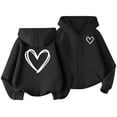 thumbnail image 1 of Kaemgyyd Little Girls Zip up Hoodies Teen Jacket Full-Zip Toddler Sweatshirts Casual Fall Winter Coat Outwear with Pocket 3-13 Y, 1 of 6