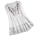 thumbnail image 1 of ZyeKqe Tank Top for Women Dressy Casual Sleeveless Lace Tunic Top Summer Crew Neck Loose Fitted T Shirts, 1 of 3
