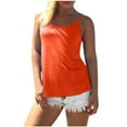 thumbnail image 1 of ZyeKqe Tank Top for Women Sleeveless Scoop Neck Camisole Spaghetti Strap Blouses Criss Cross Back Camis, 1 of 6