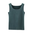 thumbnail image 1 of ZyeKqe Tank Top for Women Thermal Fleece Lined Underwear Tops Sleeveless Round Neck Seamless Base Layer Vest, 1 of 3