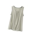 thumbnail image 1 of ZyeKqe Tank Tops for Women Sleeveless Sleep Shirts Crewneck Camisole Pajamas Top Casual Comfy Sleepwear, 1 of 8