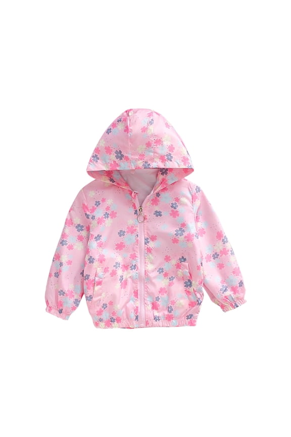 Toddler Clothes Baby Girl Sweatshirt Jacket Zip up Hoodies Long Sleeve Graphic Print Fall Coat Outerwear