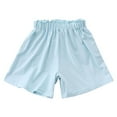 thumbnail image 1 of ZyeKqe Toddler Clothes Baby Girls Sun Protection Shorts Lightweight Quick Dry Athletic Shorts Wide Leg Sweat Shorts, 1 of 3
