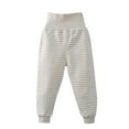 thumbnail image 1 of ZyeKqe Toddler Clothes Boys Girls Cotton Joggers High Waisted Active Sweatpants Kids Striped Casual Pull on Athletic Pants, 1 of 3