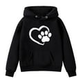 thumbnail image 1 of ZyeKqe Unisex Clothes Baby Boys Girls Hoodies Kids Fleece Lined Long Sleeve Shirts Graphic Print Casual Pullover Top Fall Winter, 1 of 3