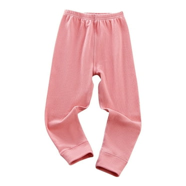ZyeKqe Unisex Pajamas Pants Boys Girls High Waisted Long Pants Toddler Pull on Lounge Pants Loungewear