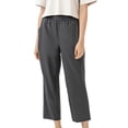thumbnail image 1 of ZyeKqe Wide Leg Capri Pants for Women Elastic High Waisted Active Joggers Lightweight Quick Dry Running Gym Trousers, 1 of 9
