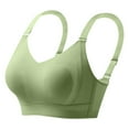 thumbnail image 1 of ZyeKqe Wireless Bras for Women Push up Seamless Bralettes Soft V Neck Full Coverage Everyday Bra, 1 of 9