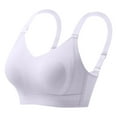 thumbnail image 1 of ZyeKqe Wireless Bras for Women Push up Seamless Bralettes Soft V Neck Full Coverage Everyday Bra, 1 of 9