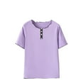 thumbnail image 1 of ZyeKqe Women Short Sleeve Plus Size T Shirts Crew Neck Tops Casual Loose Fitted Summer Tee Blouse, 1 of 3