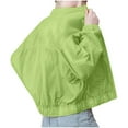 thumbnail image 1 of ZyeKqe Women's Summer Jackets Sun Protection Solid Color Lightweight Full Zip Golf Hiking Travel Outdoor Jackets, 1 of 5