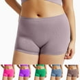 thumbnail image 1 of ZyeKqe Womens Boyshort Underwear Full Coverage Seamless Panties Soft Stretch Slim Shapewear Shorts, 1 of 5