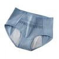 ZyeKqe Womens Cotton Underwear High Waisted Leakproof Ladies Panties Soft Full Coverage Period Briefs