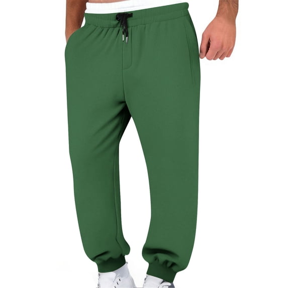 ZyeKqe Womens Sweatpants Drawstring Fleece Lined Elastic Waist Cinch Bottom Joggers Trousers with Pockets