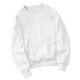 thumbnail image 1 of ZyeKqe Womens Sweatshirts Long Sleeve Crewneck Fleece Lined Oversized Blouse Tops Fall Fashion Casual Party Cute Pullover, 1 of 3