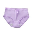 thumbnail image 1 of ZyeKqe Womens Underwear Mid-Waisted Solid Color Soft Panties Ribbed Knit Lace Breathable Briefs, 1 of 3