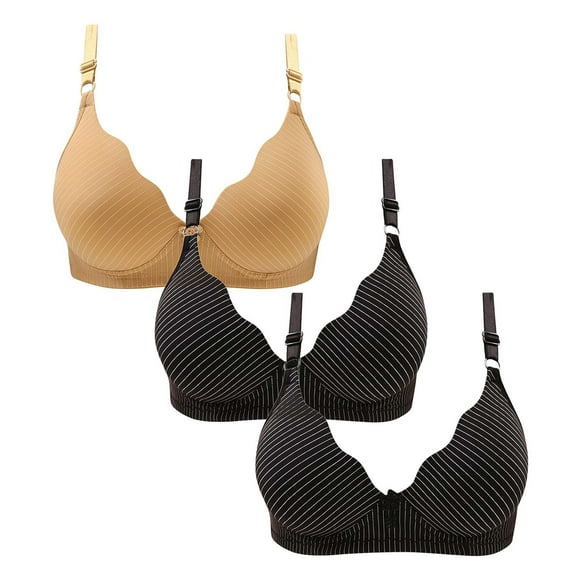 ZyeKqe Womens Wireless Bras 12 Pack Push up Full Coverage Breathable Bralettes Seamless Everyday Bras