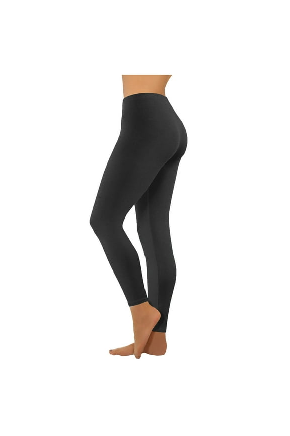 Leggings for Women Low Waist Butt Lifting Yoga Pants Athletic Workout Tights Elastic Compression Pants