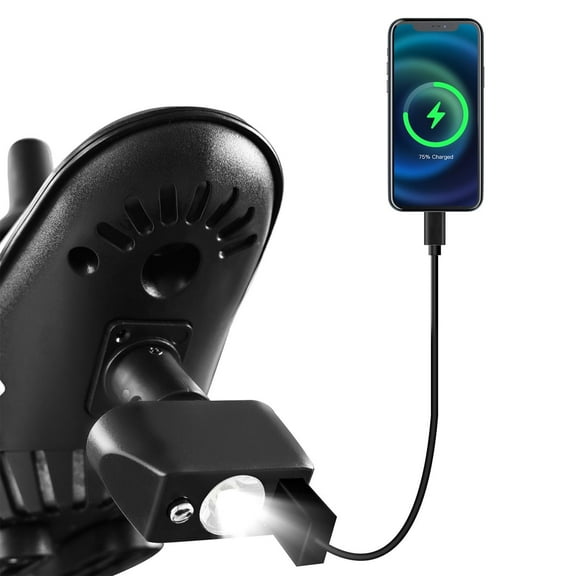 Zygenair Light with USB Charging Port, Adjustable Head, 3-Pin XLR Plug